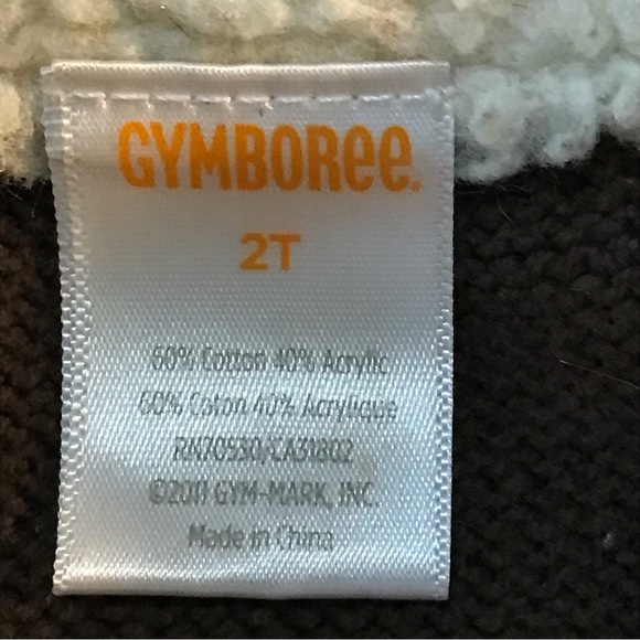 GymboreeToddler sweater Boys pull over long sleeve zipper front - Picture 5 of 6